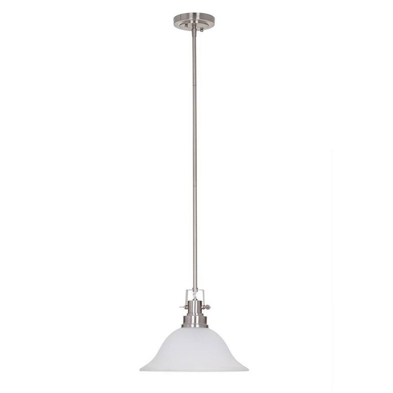 52.75" One Light Pendant Brushed Nickel - Cresswell Lighting