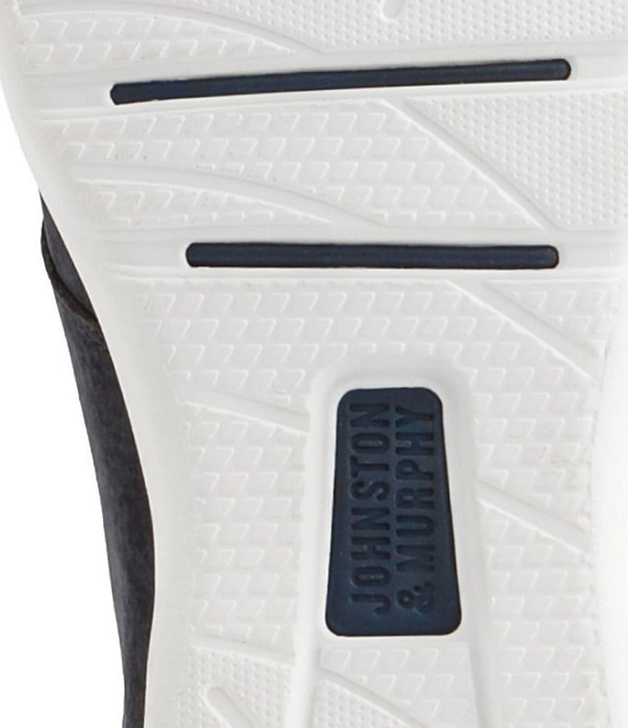 Johnston & Murphy Men's XC4 Prentiss Plain Toe Suede Waterproof Sneakers