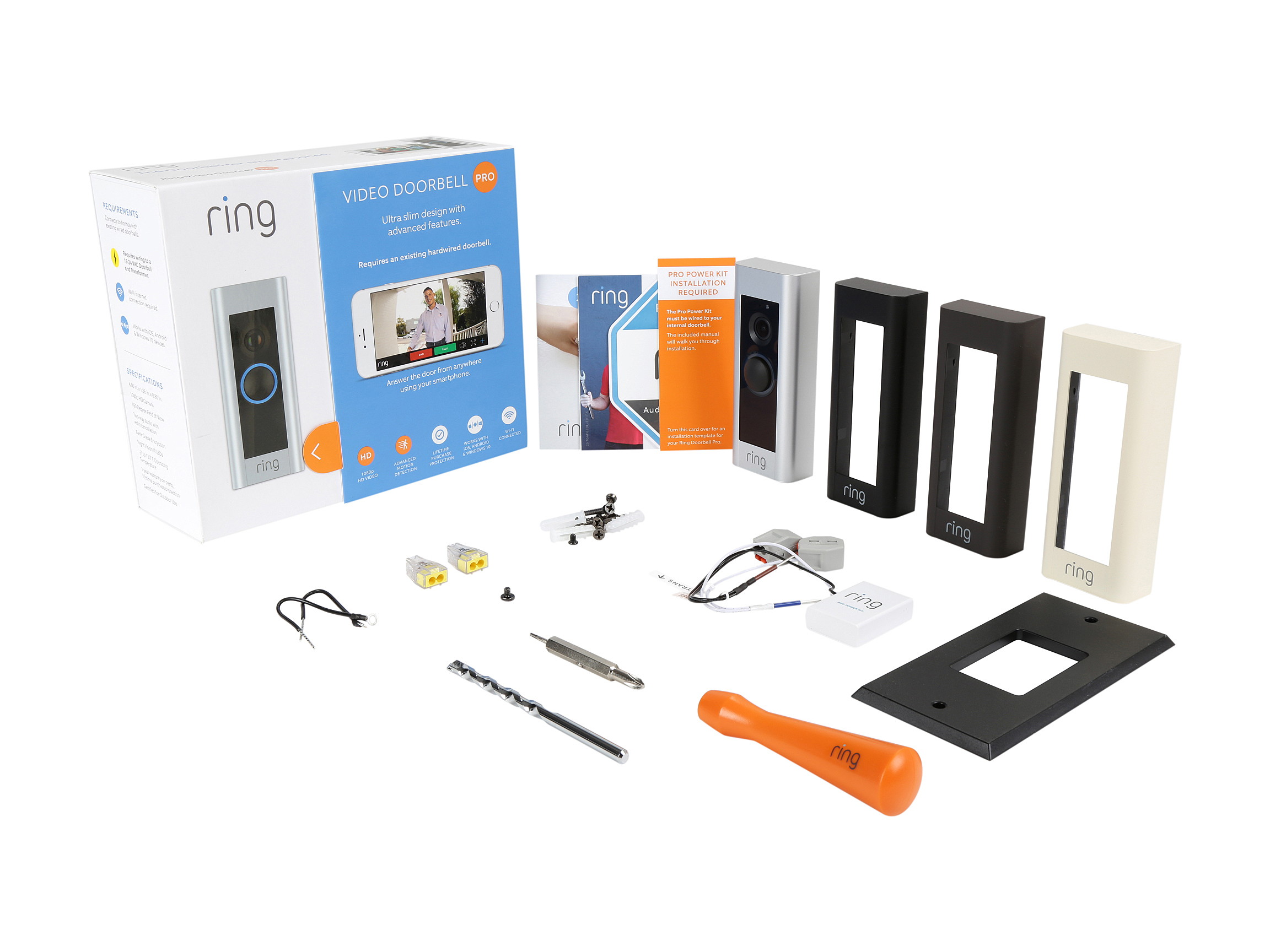 Ring Pro Wi-Fi Enabled Full HD 1080P Video Doorbell
