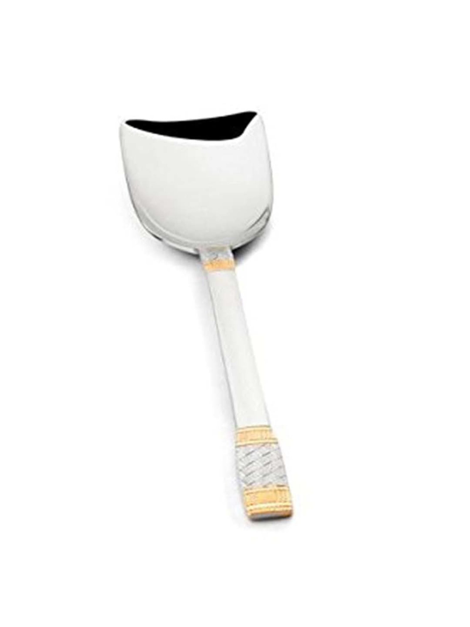FnS Celebration Silver & Gold Stainless Steel Rice Server Spoon