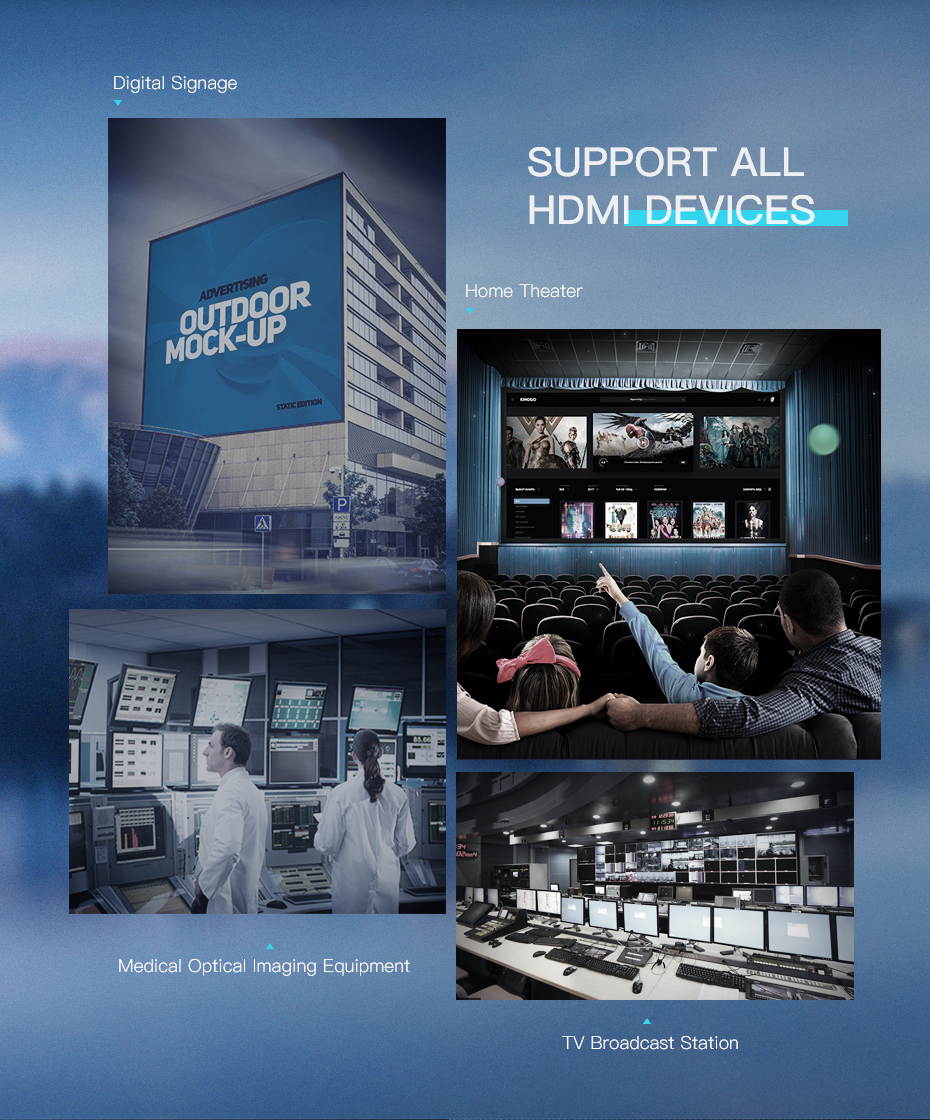 LUOM 4K HDR HDMI Cable, High Speed HDMI 2.0 Cable, 4K*2K @ 60Hz 4:4:4, HDR/ARC/UHD/HDC2.2/3D, 18Gbps Compatible with Apple TV, HDTV, Roku TV Box, Projector, PS4 PS3- 16.5ft (5meters)