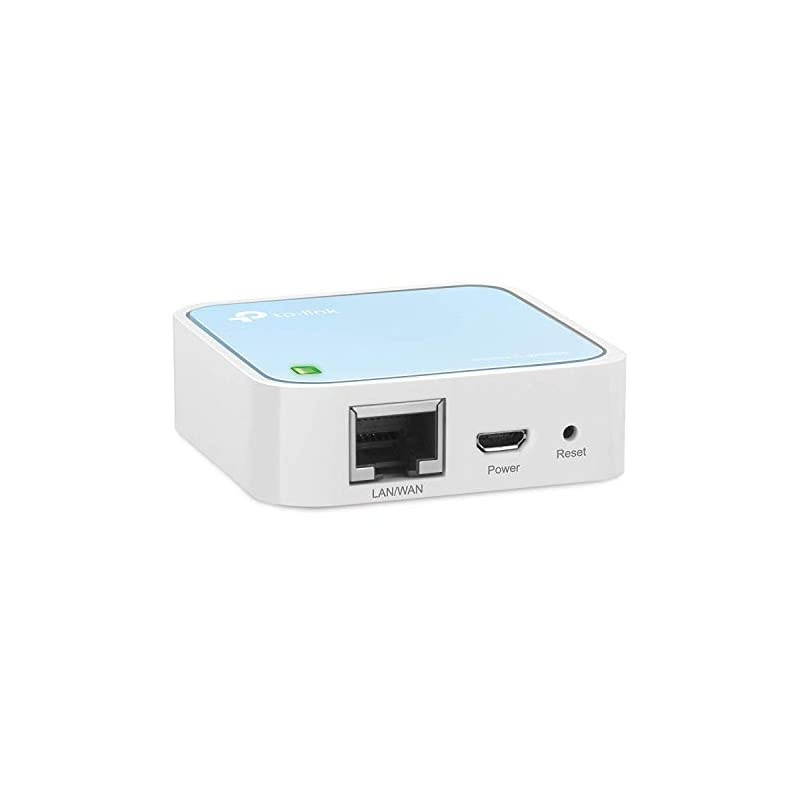 N300 Wireless Portable Nano Travel Router - WiFi Bridge/Range Extender/Access Point/Client Modes, Mobile in Pocket(TL-WR802N) (Renewed)
