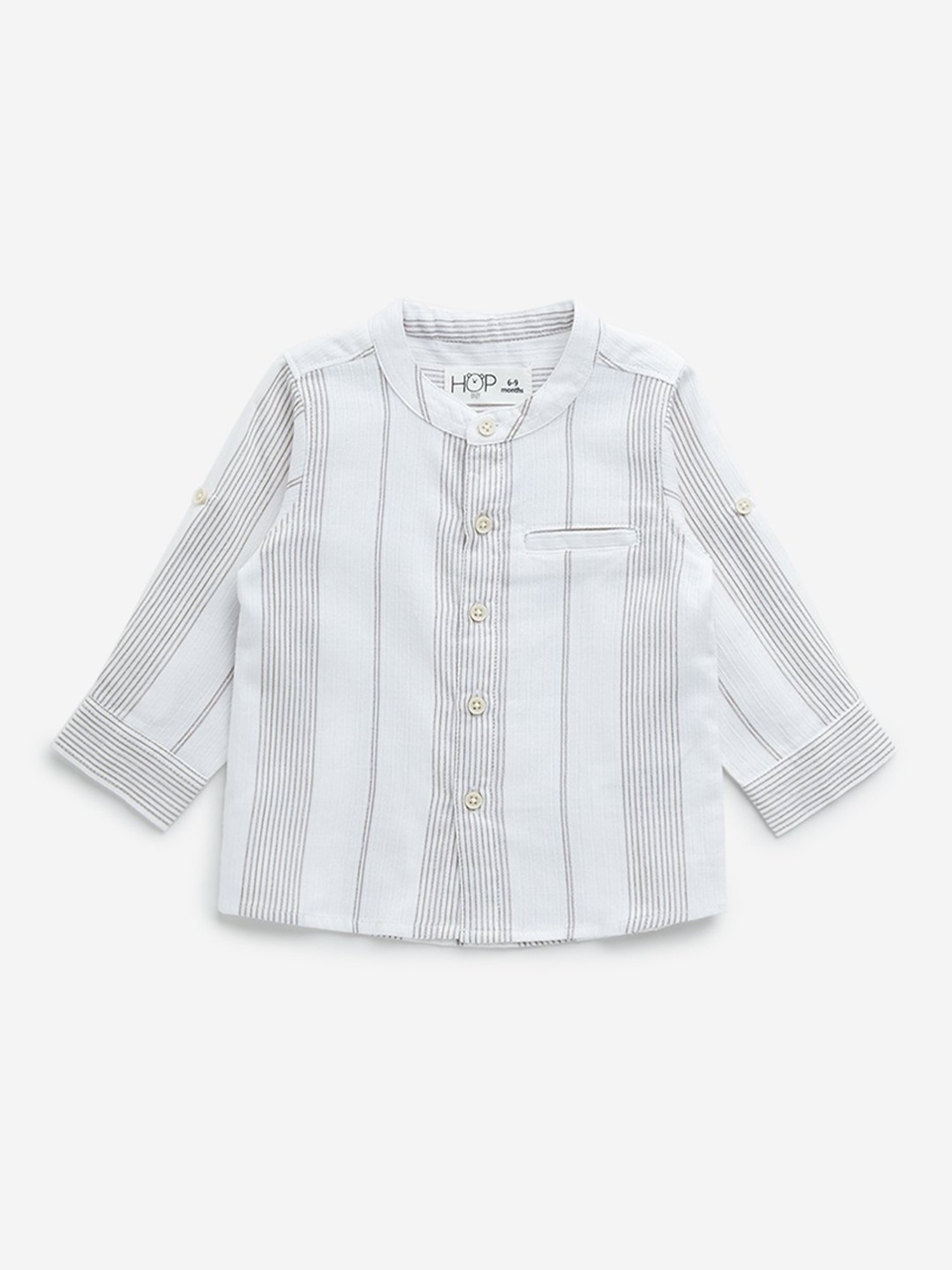 Ed-a-Mamma Baby Yellow Striped Shirt