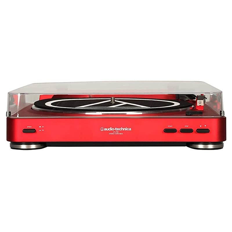 AT-LP60-BT Automatic Bluetooth Belt-Drive Stereo Turntable - Red