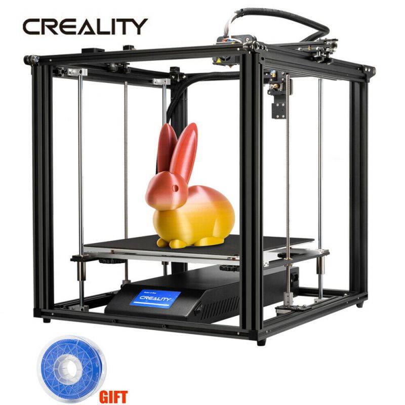 Creality Ender-5 Plus 3D Printer Auto Bed Leveling 350X350X400mm + Blue Filament