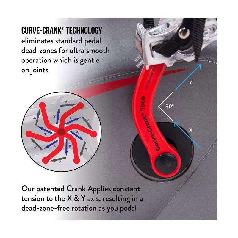 Body Flex Sports Body Rider BCY6000 Indoor Upright Exercise Bike with Curve Crank Technology, Rear Drive Flywheel, and Heart Rate Monitor System