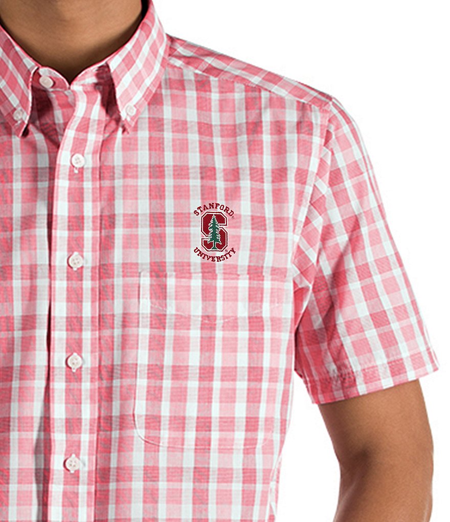 Antigua NCAA Crew Short-Sleeve Woven Shirt