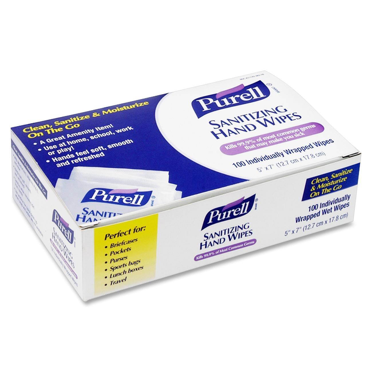 GOJO PURELL On-the-go Sanitizing Hand Wipes