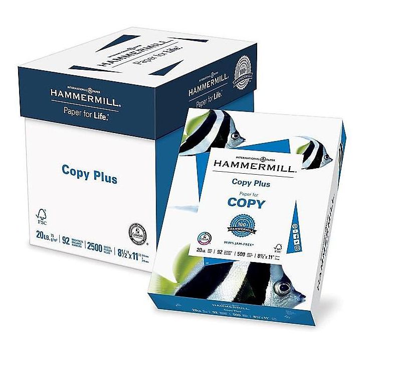 Hammermill Copy Plus 8.5  x 11  Copy Paper 1181122