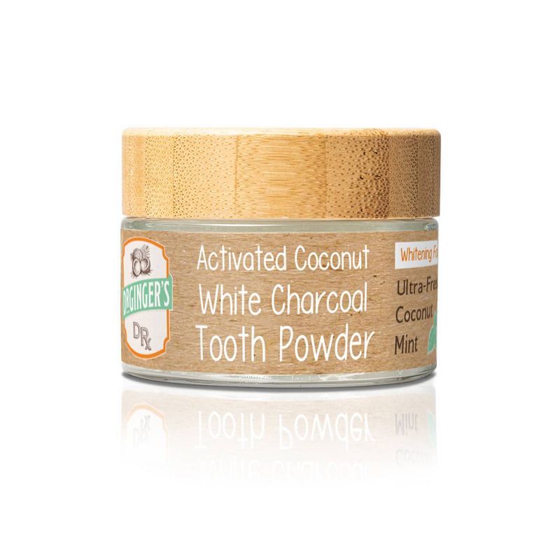 Dr. Ginger's White Tooth Powder Charcoal - 1.28oz