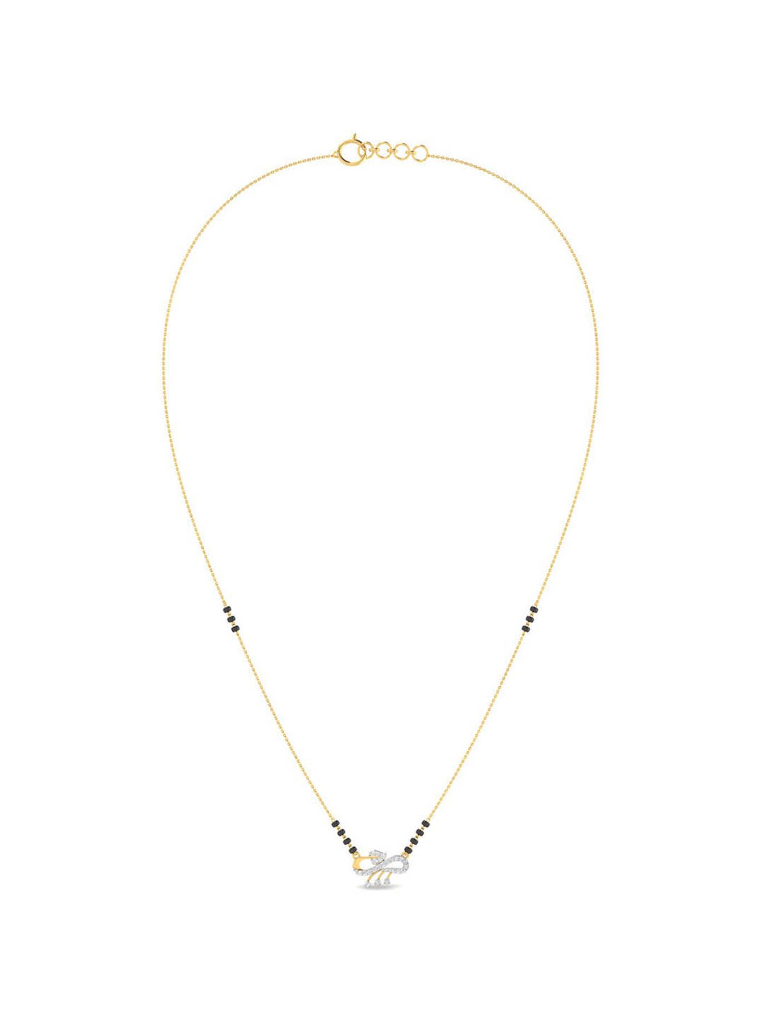 Waman Hari Pethe Jewellers 18k Gold & Diamond Mangalsutra for Women