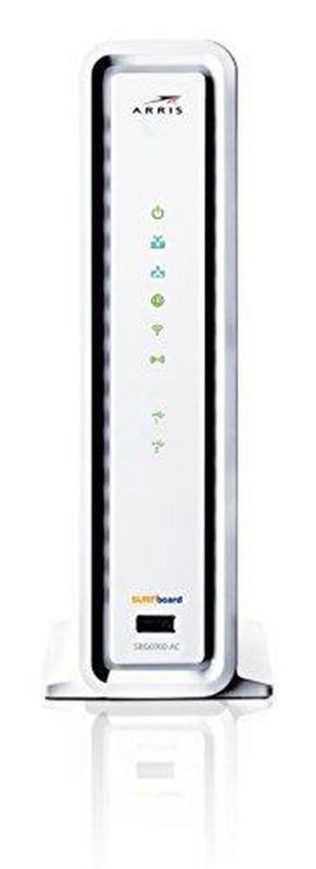 ARRIS SURFboard SBG6900AC Docsis 3.0 16x4 Cable Modem/ Wi-Fi AC1900 Router - Retail Packaging - White