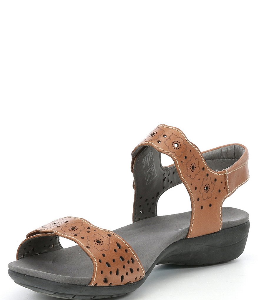 Romika Tahiti03 Leather Laser Cut Detail Sandals