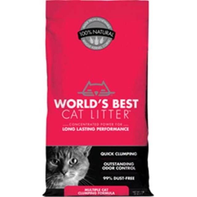 world's best cat litter, multiple cat clumping formula, 7 lbs.
