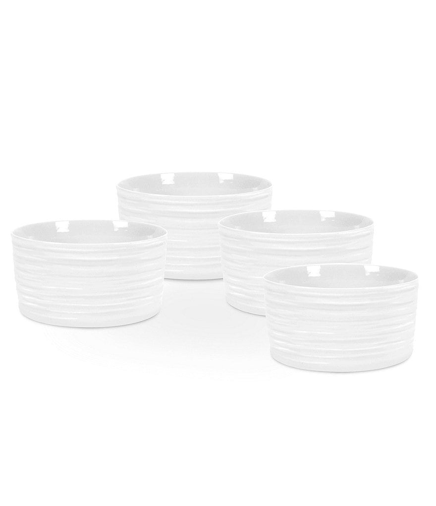 Sophie Conran for Portmeirion 4-Piece White Ramekins Set