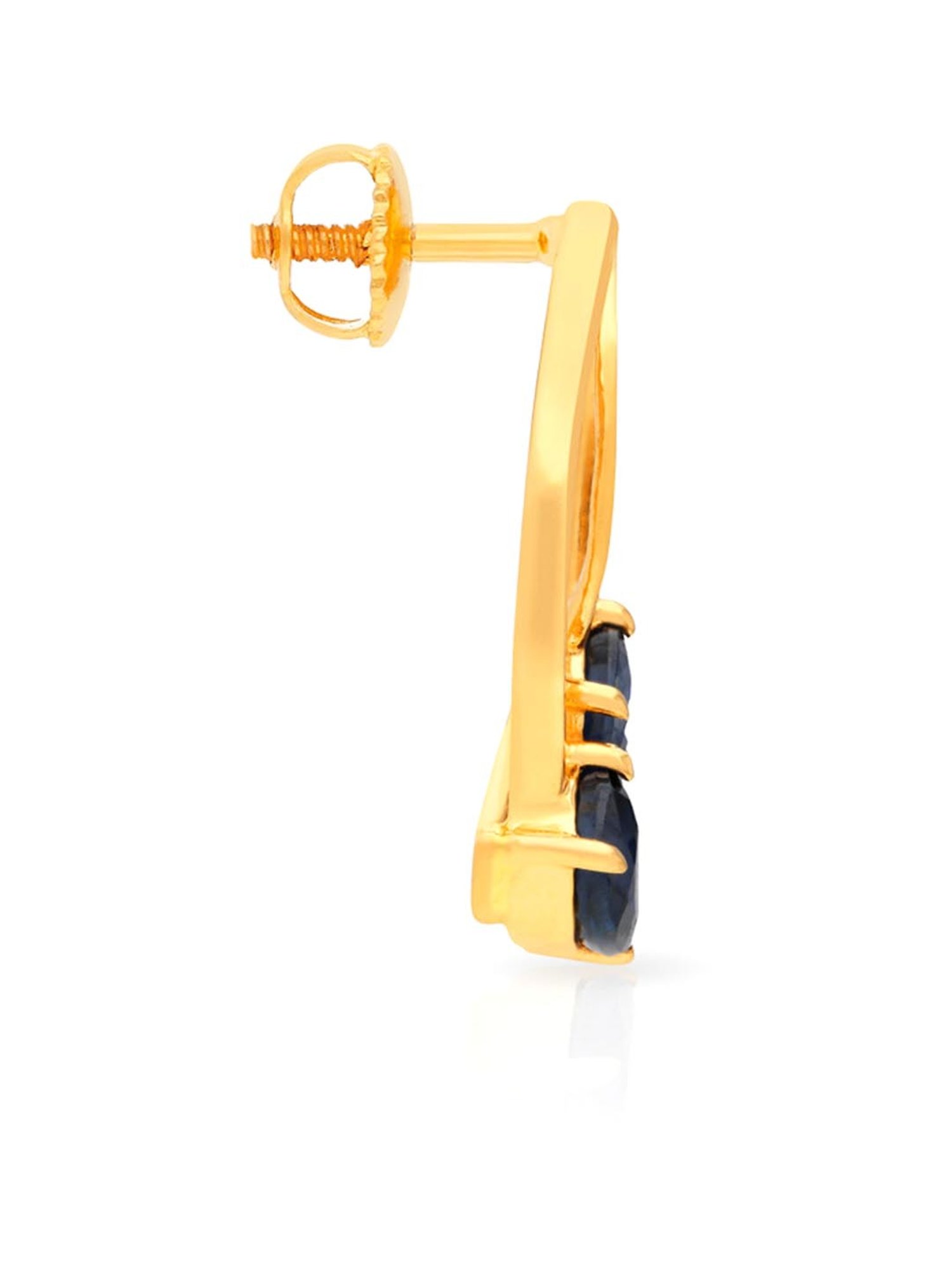 Malabar Gold and Diamonds 22k Gold Earrings for Women