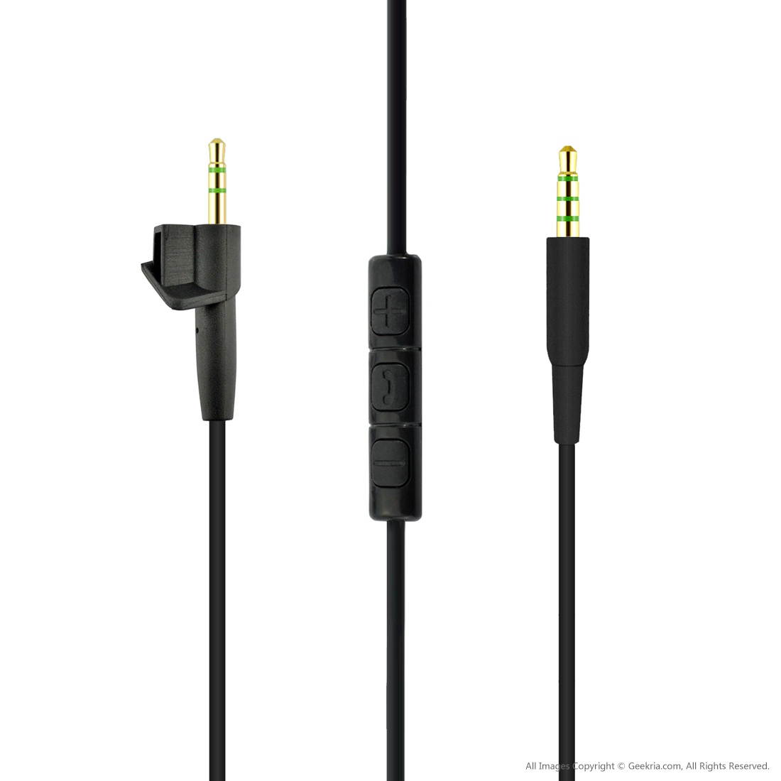 Replacement Earpad Ear Pad Cushions and Replacement Audio Cable (With Mic and Volumn Control) for Bose AE2, AE2i, AE2w Headphone (Cable + Earpad)