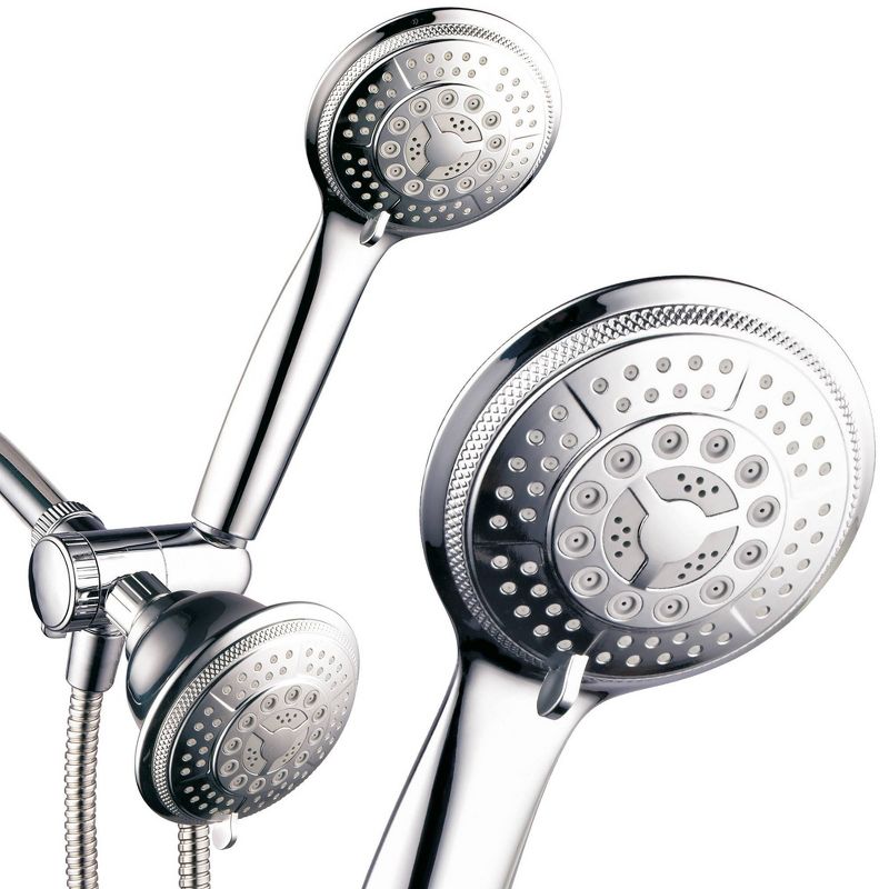 Aqua Dance 3 Way Combo Showerhead Chrome - HoteSpa