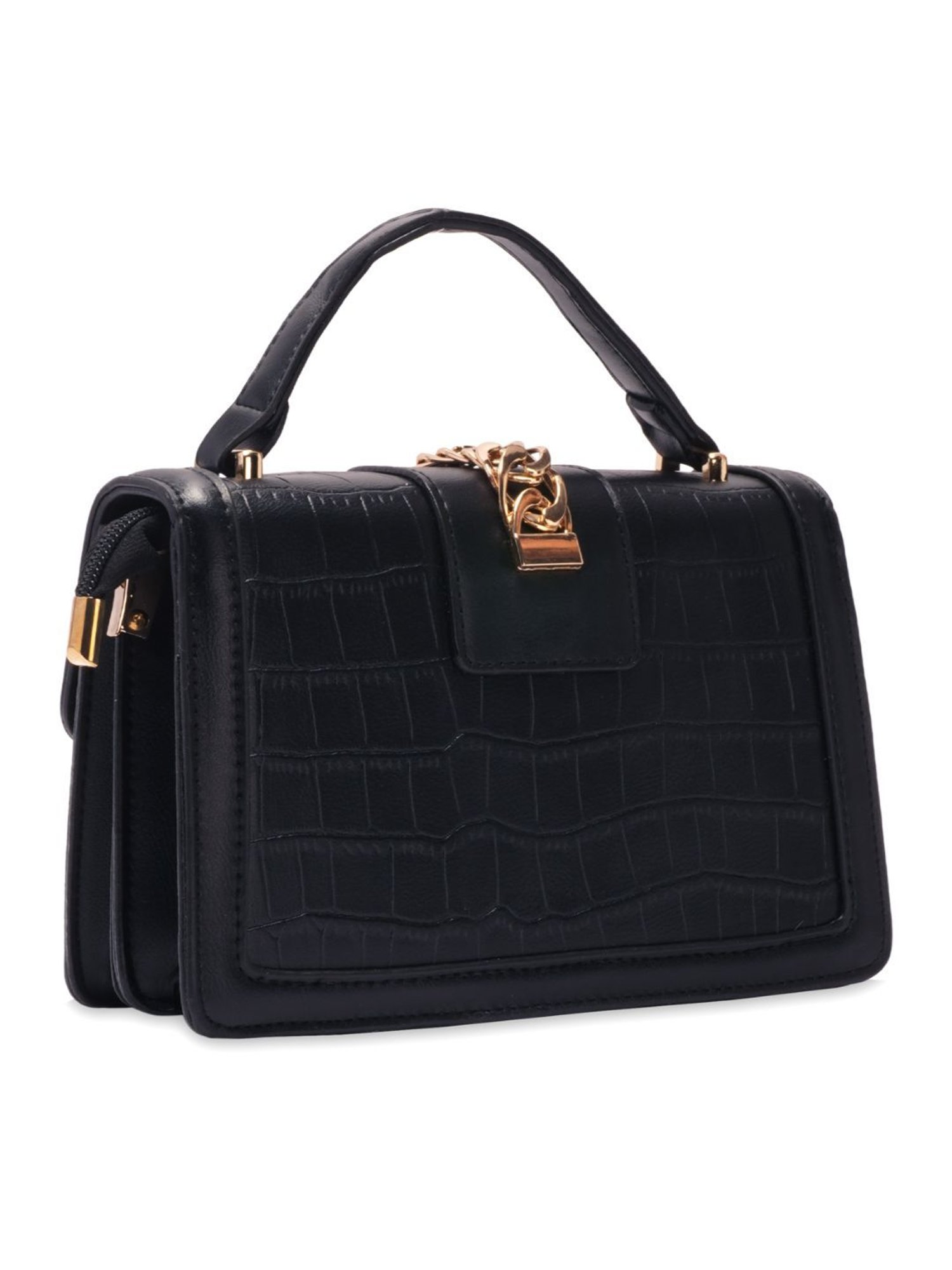 Luvoksi Black Solid Medium Cross Body Bag