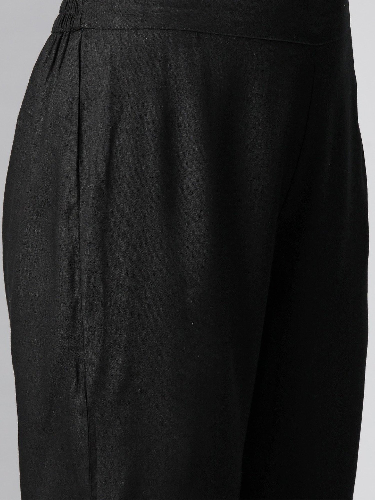 READIPRINT FASHIONS Black Embroidered Kurta Pant Set With Dupatta