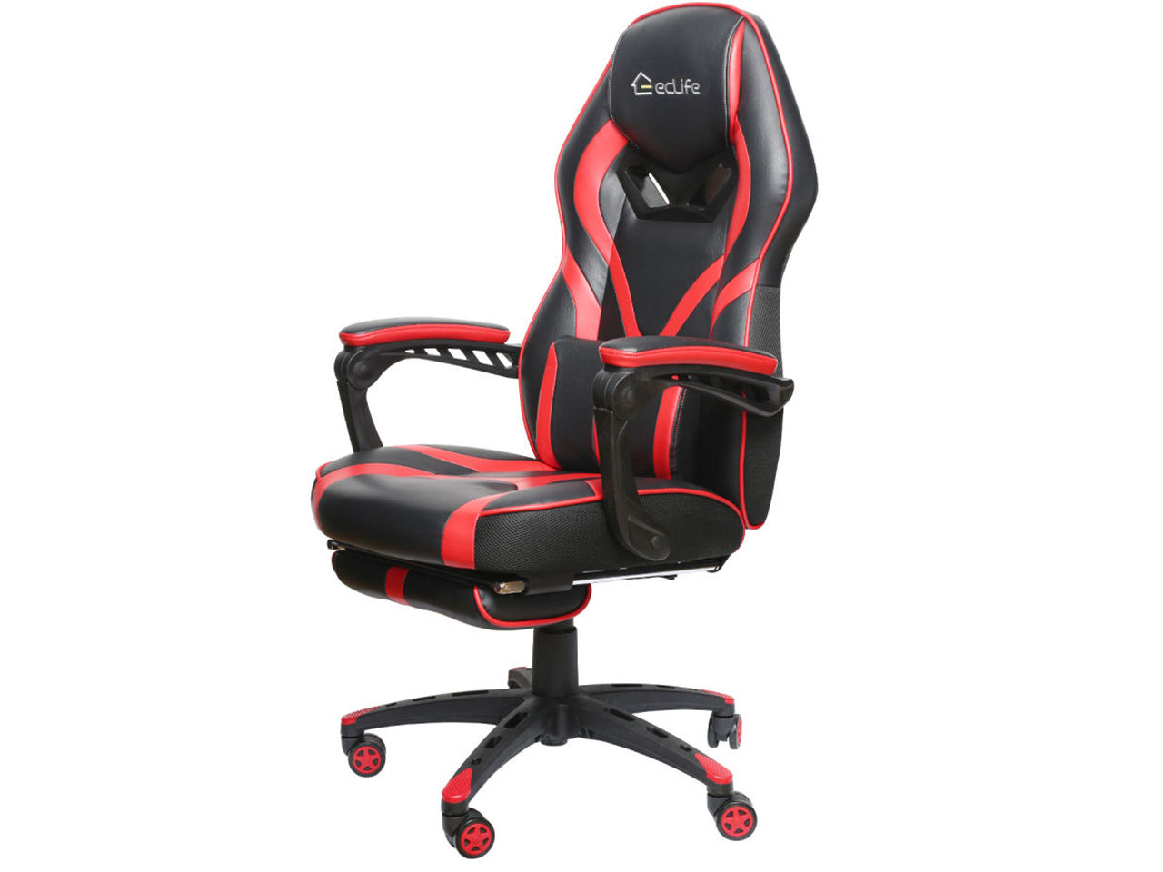 Massage Gaming Chair Office Chair High Back Computer Chair PU Leather Desk Chair PC Racing Executive Ergonomic Adjustable Swivel Task Chair with Headrest and Lumbar Support