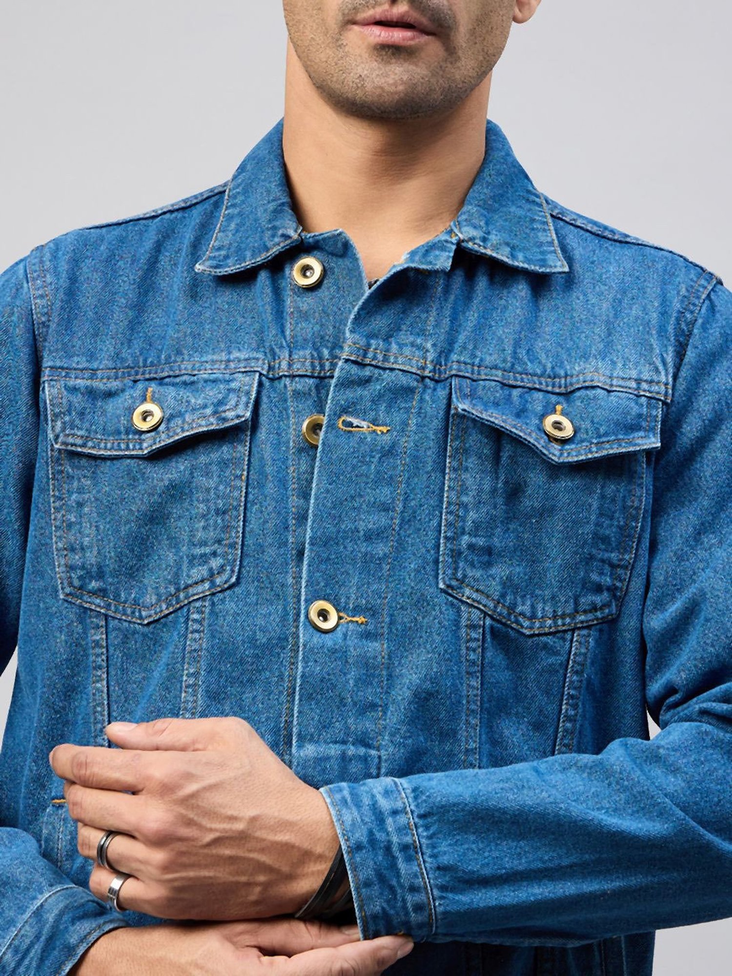 Club York Light Blue Regular Fit Denim Jacket