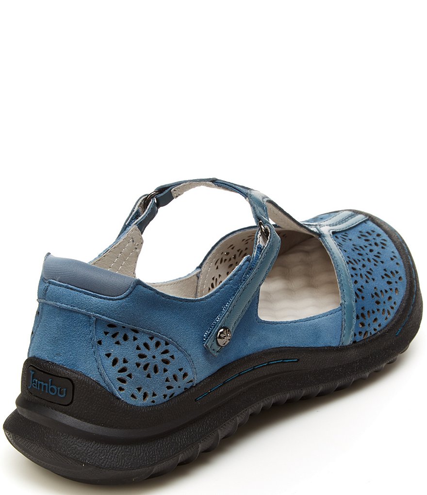 Jambu Creek Leather T-Strap Flat Shoes