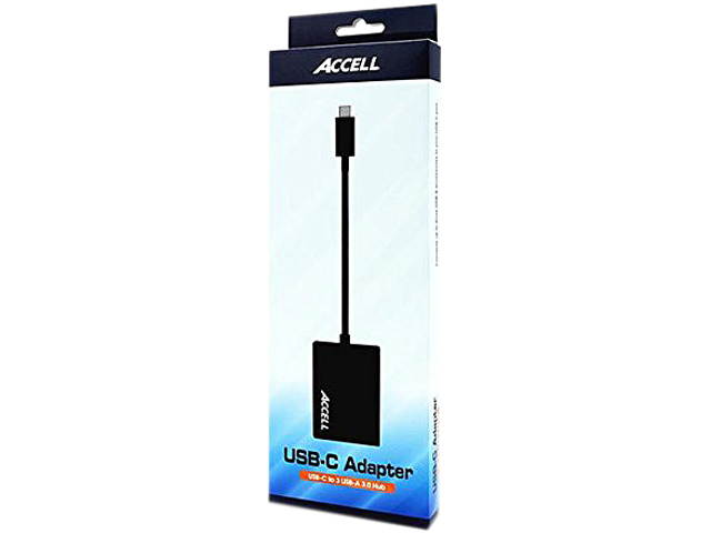 Accell USB-C to 3x USB-A 3.0 Hub - USB 3.0 Compliant