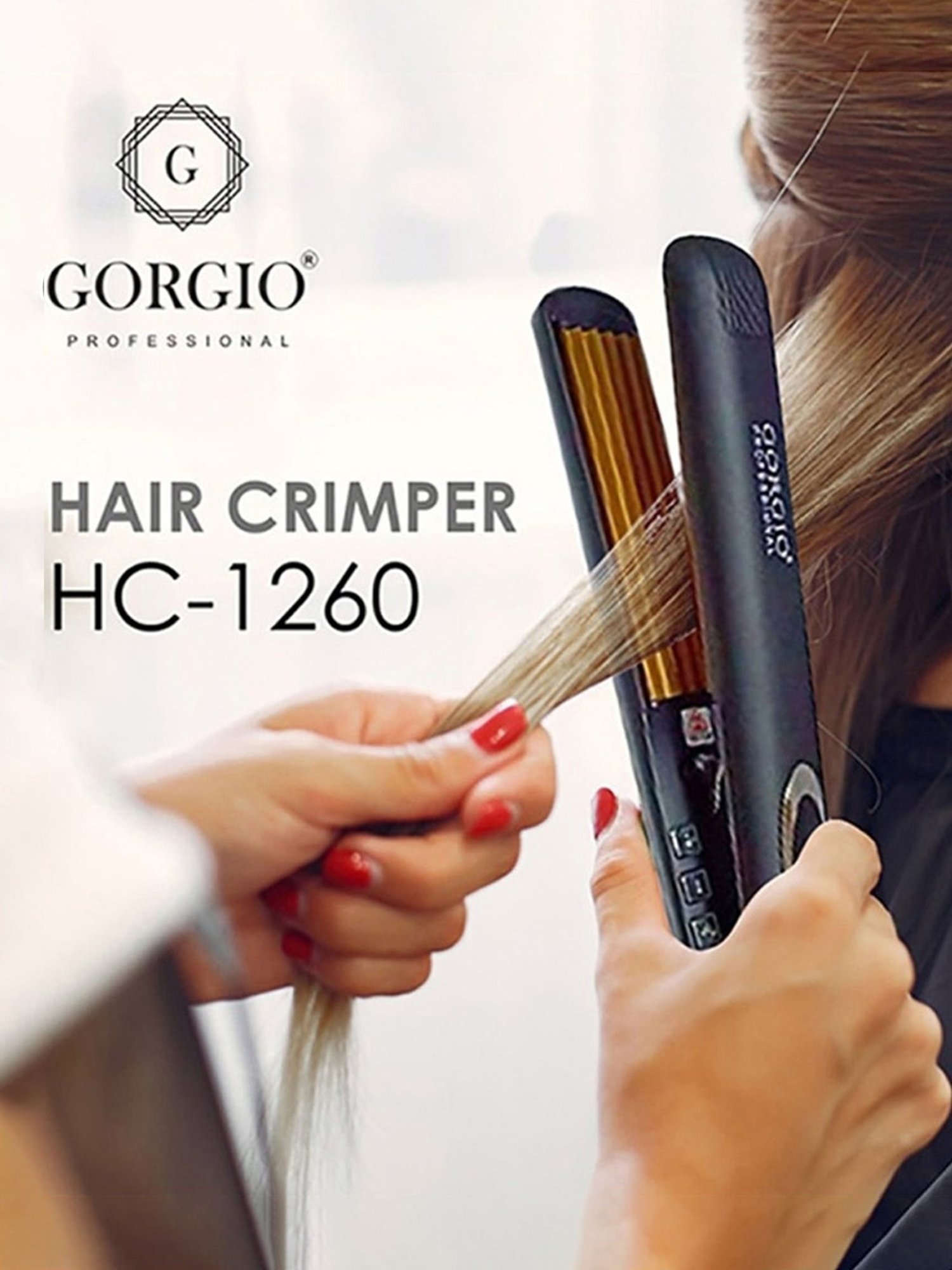 Gorgio Professional HC1260 Hair Crimper (Black)