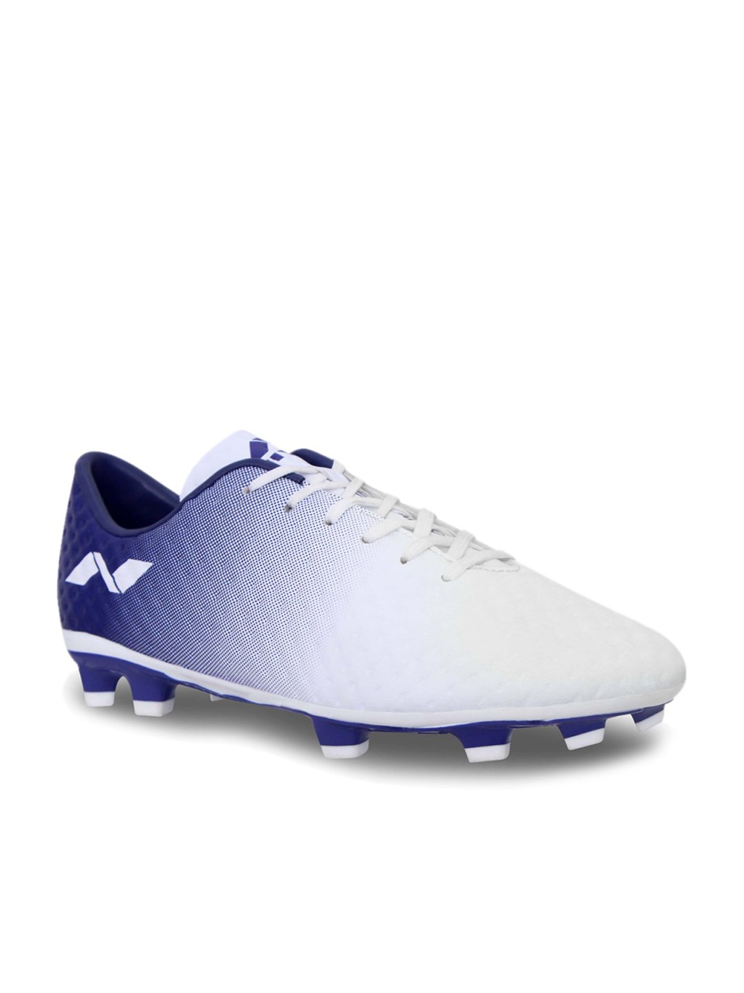 Nivia Oslar 2.0 Studds White & Purple Football Shoes