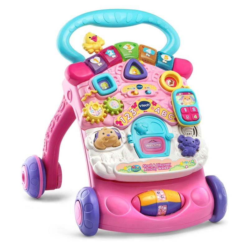 VTech Stroll and Discover Activity Walker - Pink