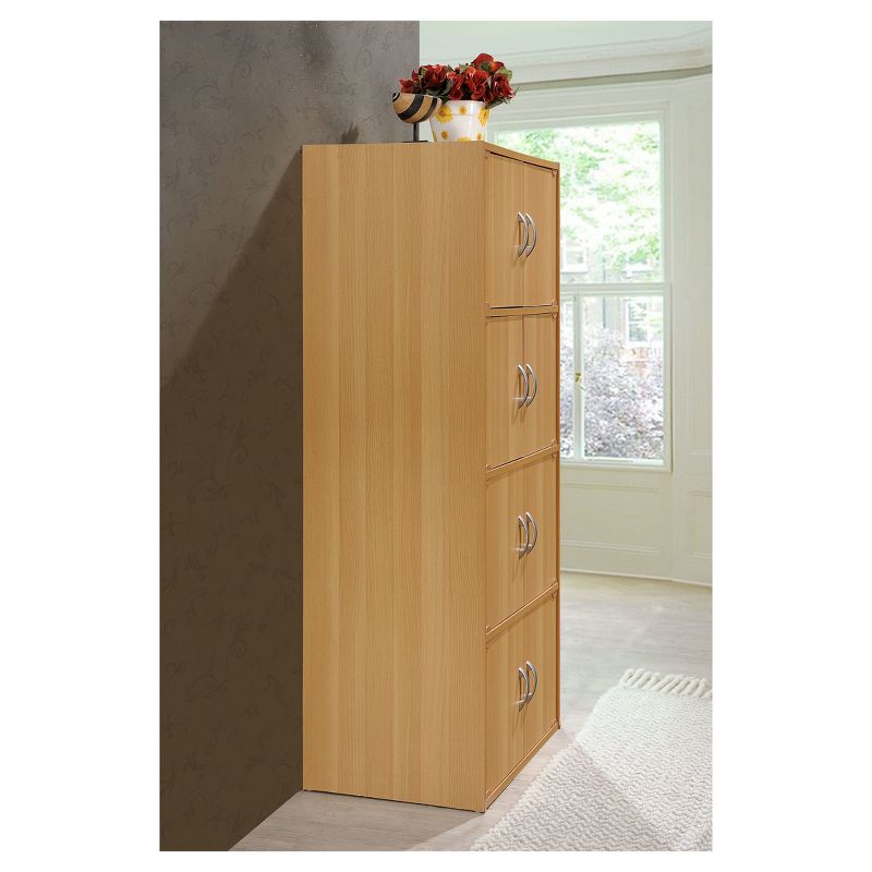 Storage Cabinet Mahogany - Hodedah Import