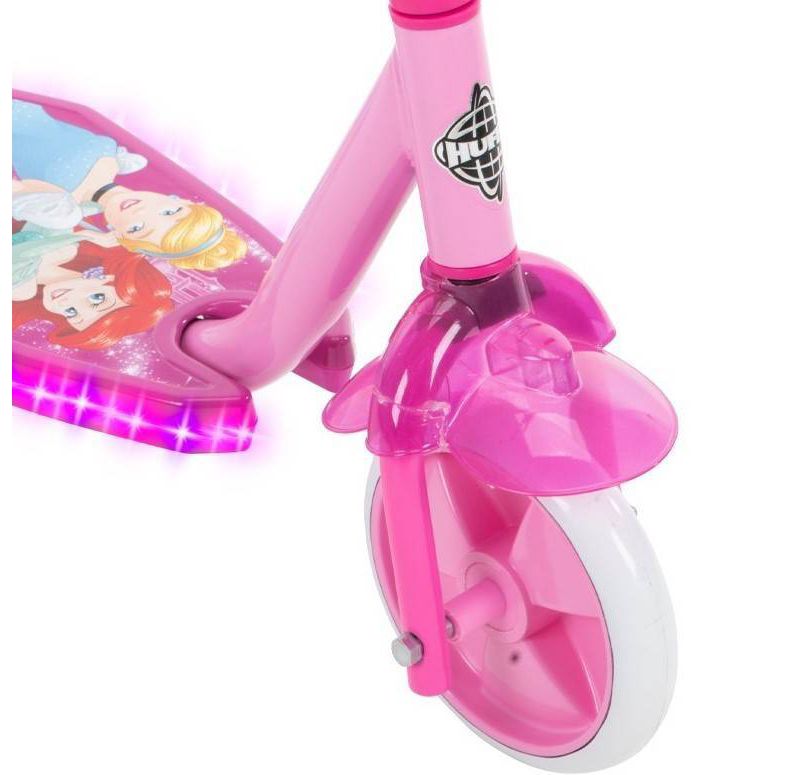 Huffy Disney Princess 3 Wheel Kids' Kick Scooter with LED Lights - Pink