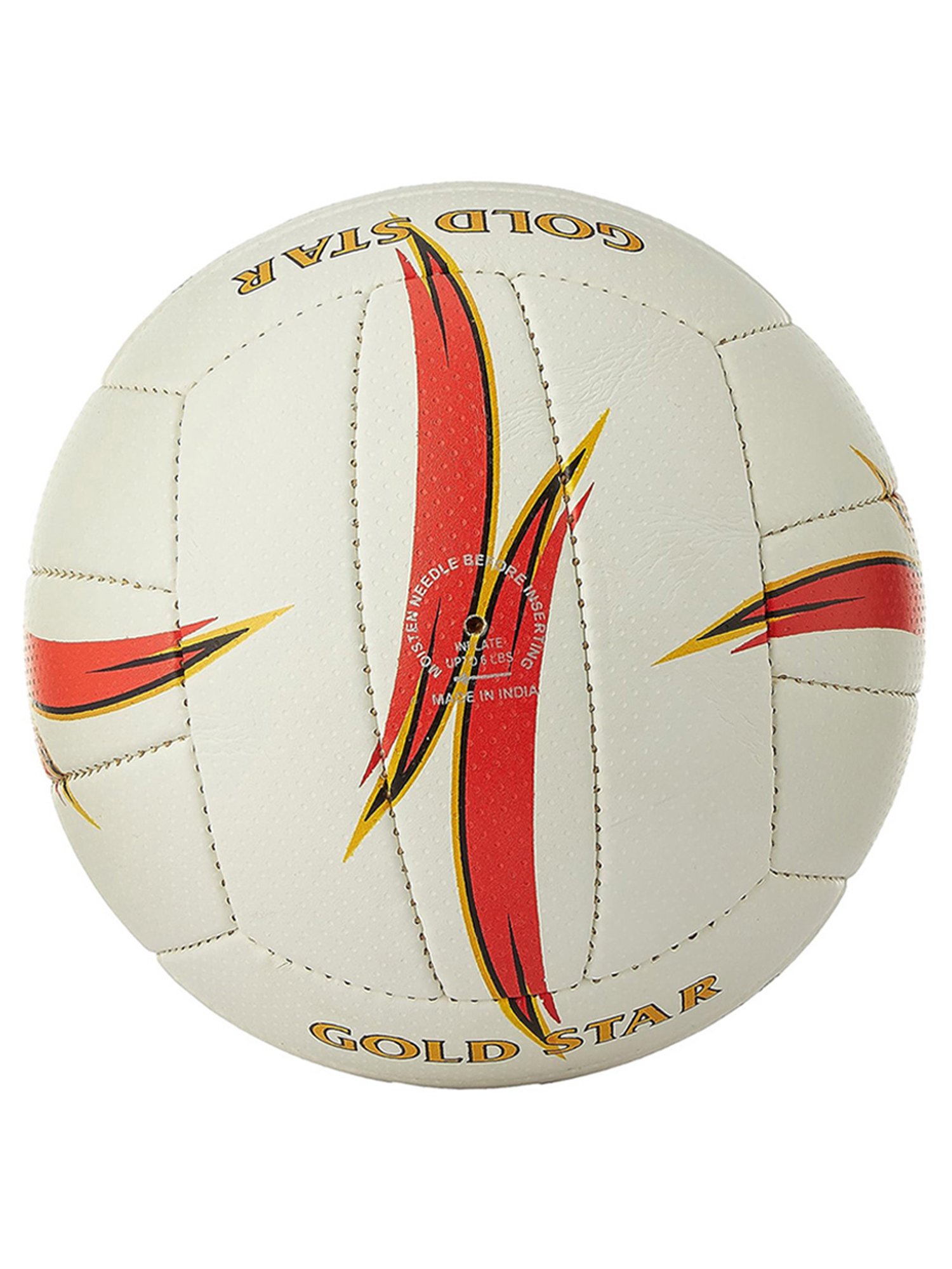 Cosco Goldstar Leather Volleyball (White) Size - 4