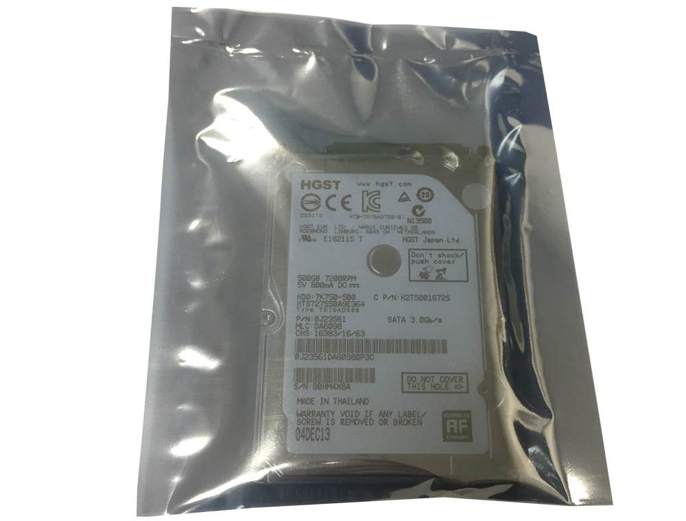 HGST 7K750-500 HTS727550A9E364 500GB 7200RPM 16MB Cache SATA 3.0Gb/s 2.5" Internal Notebook Hard Drive