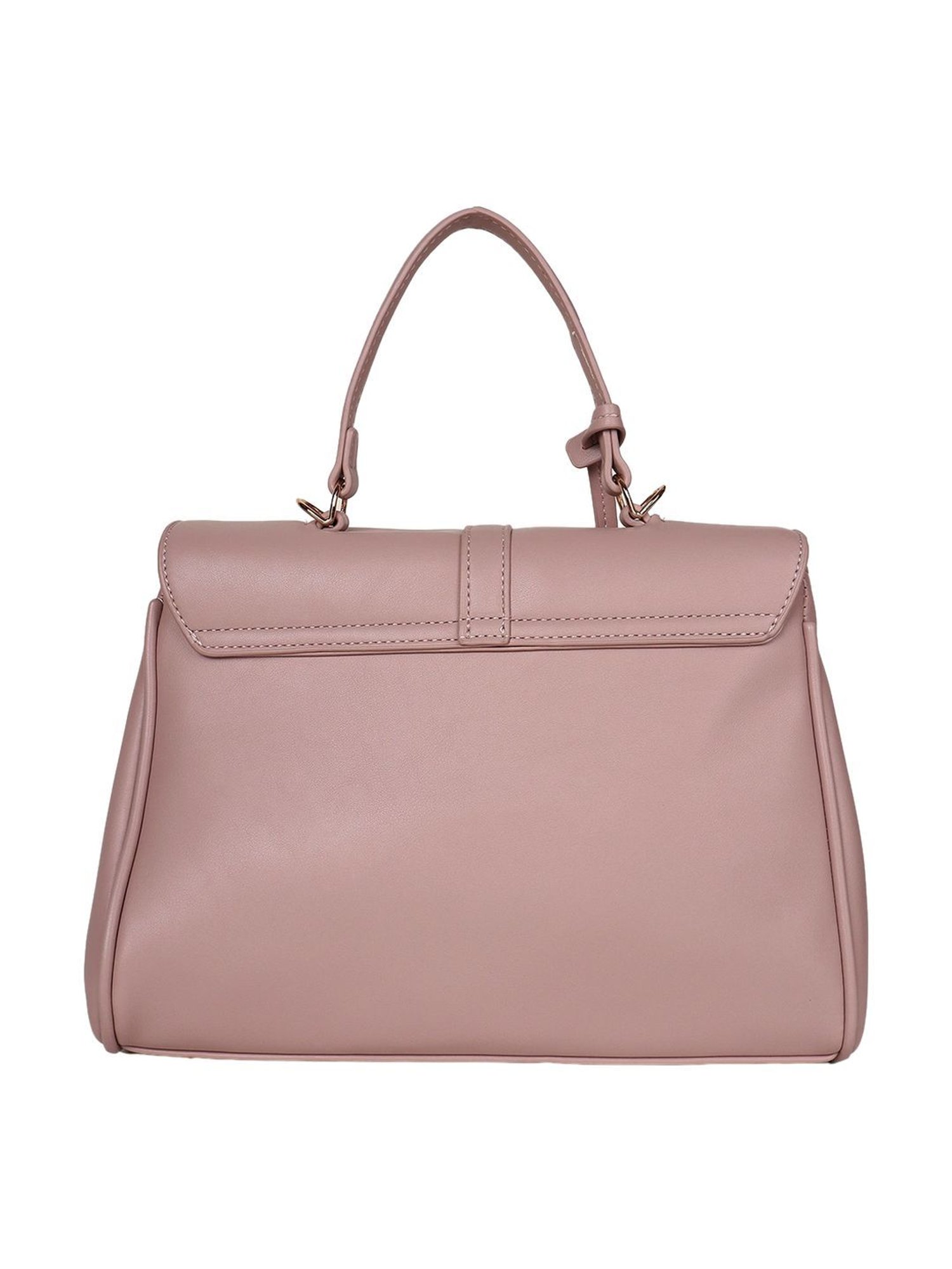 Carlton London Purple Solid Medium Handbag