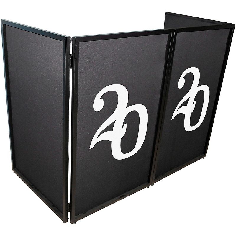 ProX XF-S2020X2 2020 New Year Facade Enhancement Scrims - White Numbers on Black | Set of Two