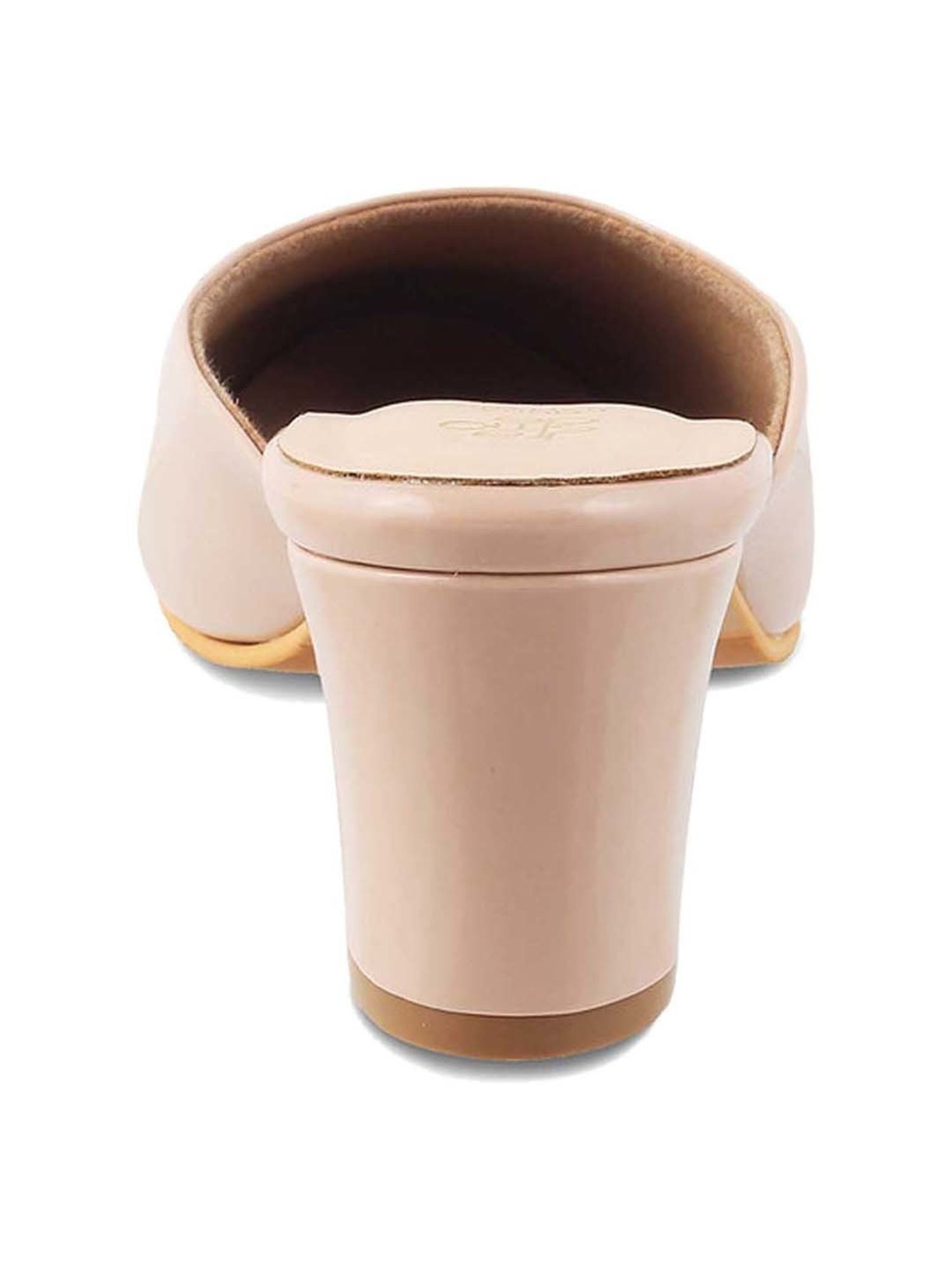 Tresmode Women's Beige Mule Shoes