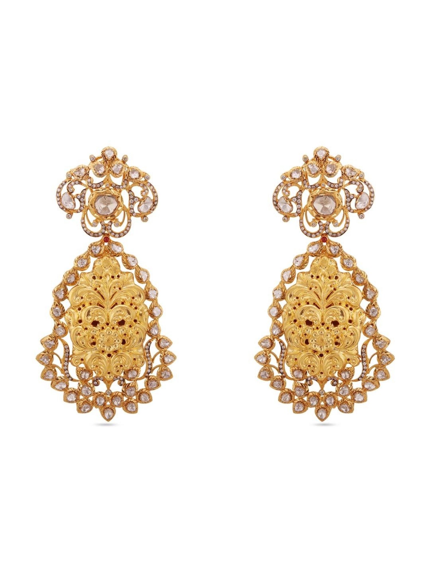 CKC 22k Gold Heritage Earrings for Women