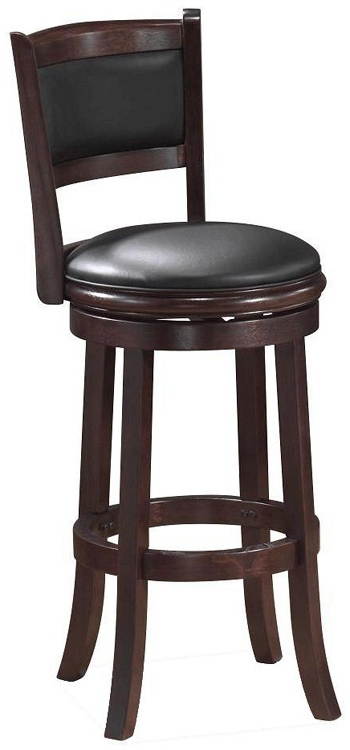 Boraam 29" Augusta Swivel Stool in Cappuccino Finish
