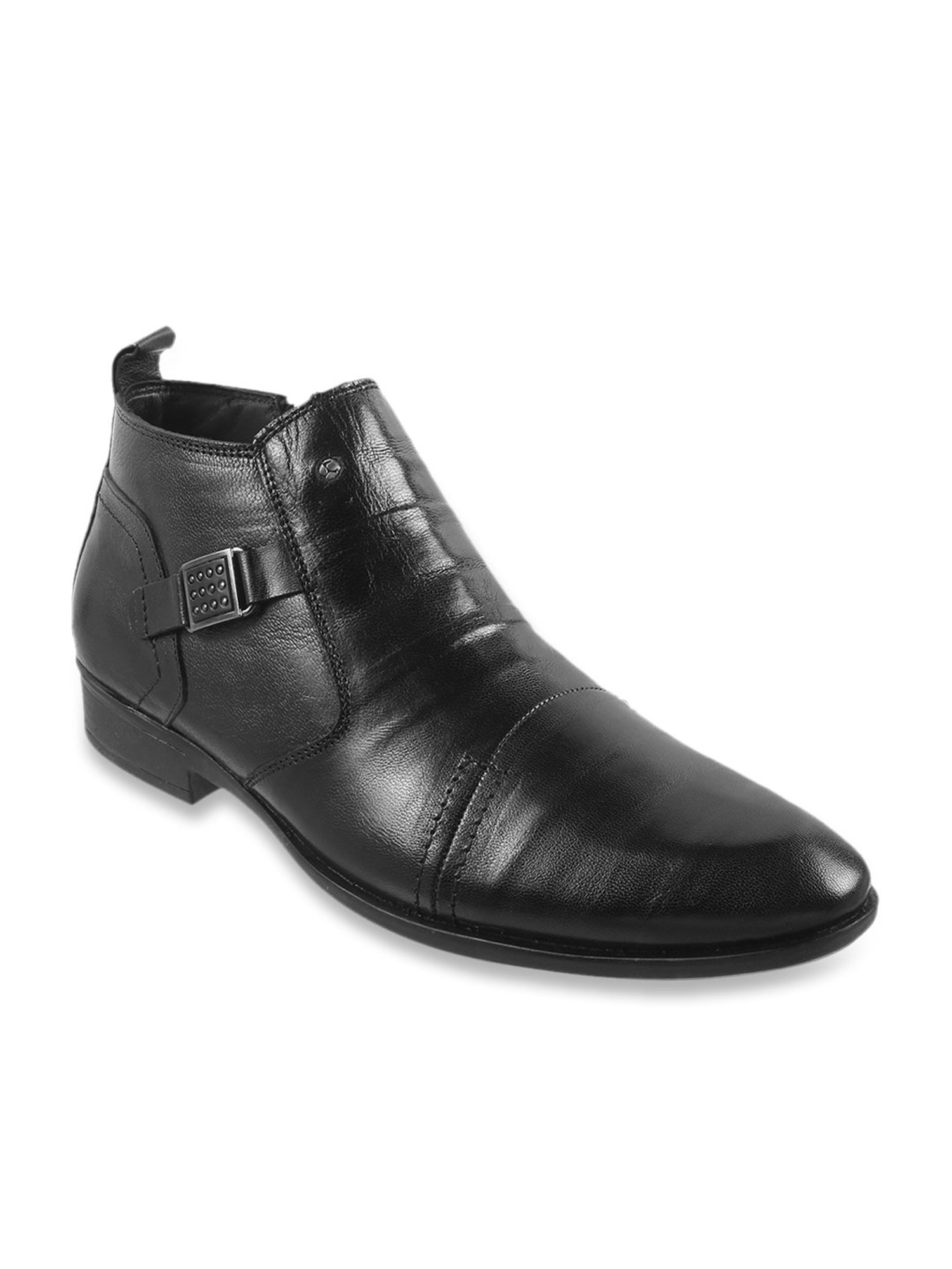 Mochi Men's Black Formal Boots