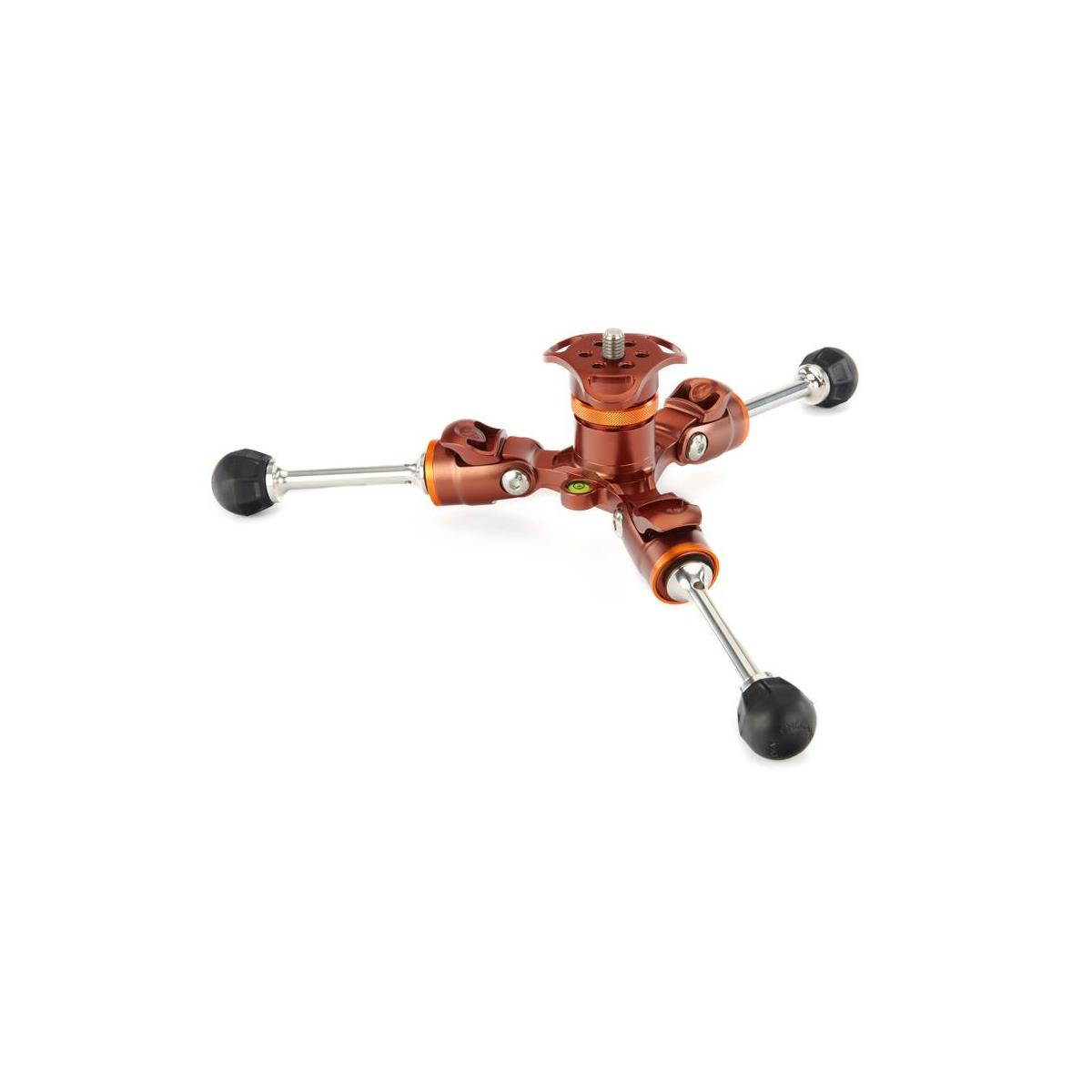 3 Legged Thing Legends Ray 5-Section Carbon Fiber Travel Tripod, Bronze #RAY