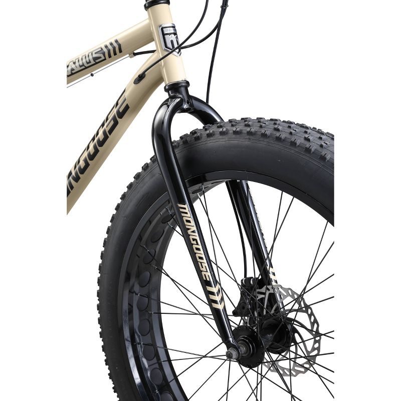 Mongoose Malus Fat Tire 26" Mountain Bike - Tan
