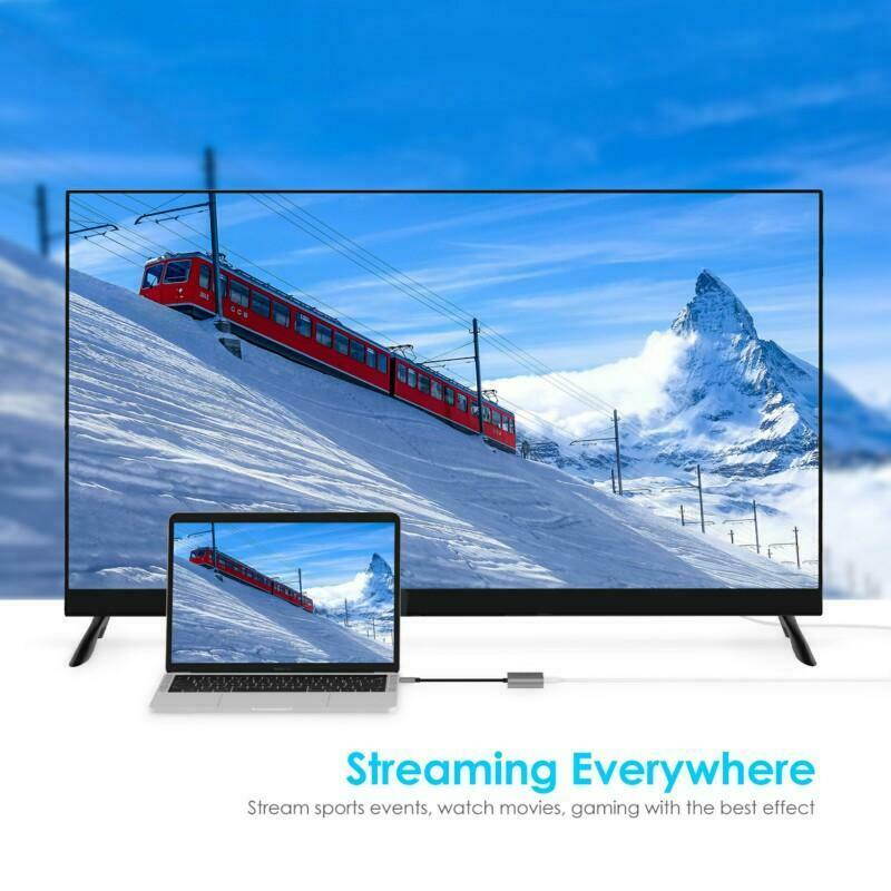 LENTION USB-C to Mini DisplayPort Adapter, USB 3.1 Type-C & Thunderbolt 3 Port Compatible