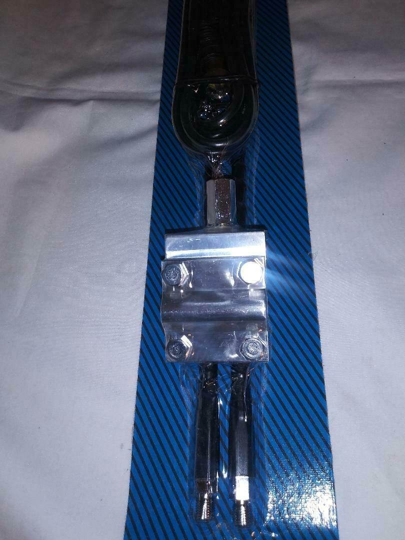 TRUCKER CB ANTENNA 4' SET w/ coax +clamps 2KW US-made BLACK