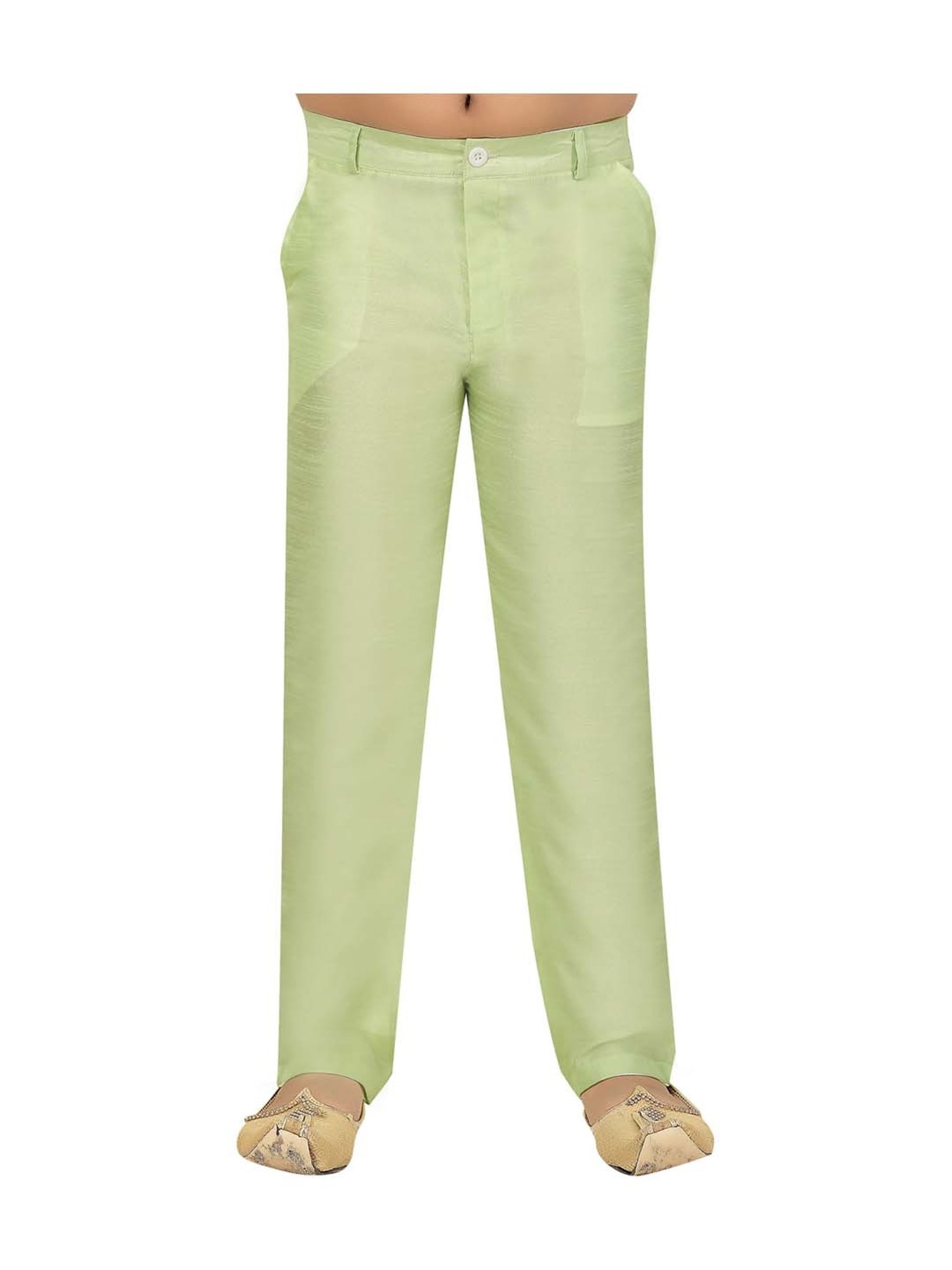 VASTRAMAY Boys Turquoise Floral Full Sleeves Indowestern