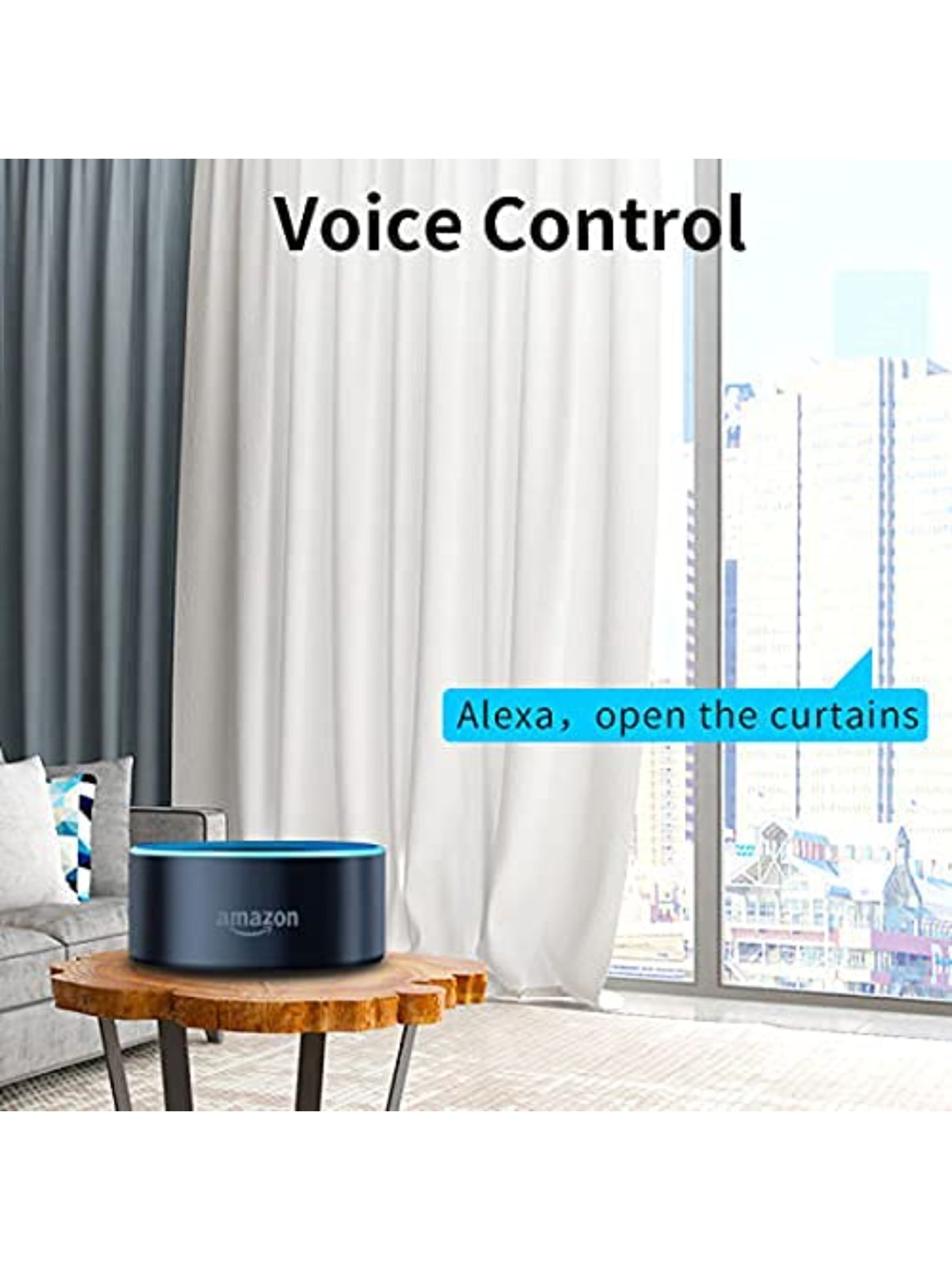 Teqooz Smart Wi-Fi plus Bluetooth Touch Switch (White)