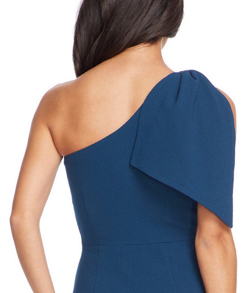 Dress the Population Tiffany One Shoulder Midi Sheath Dress