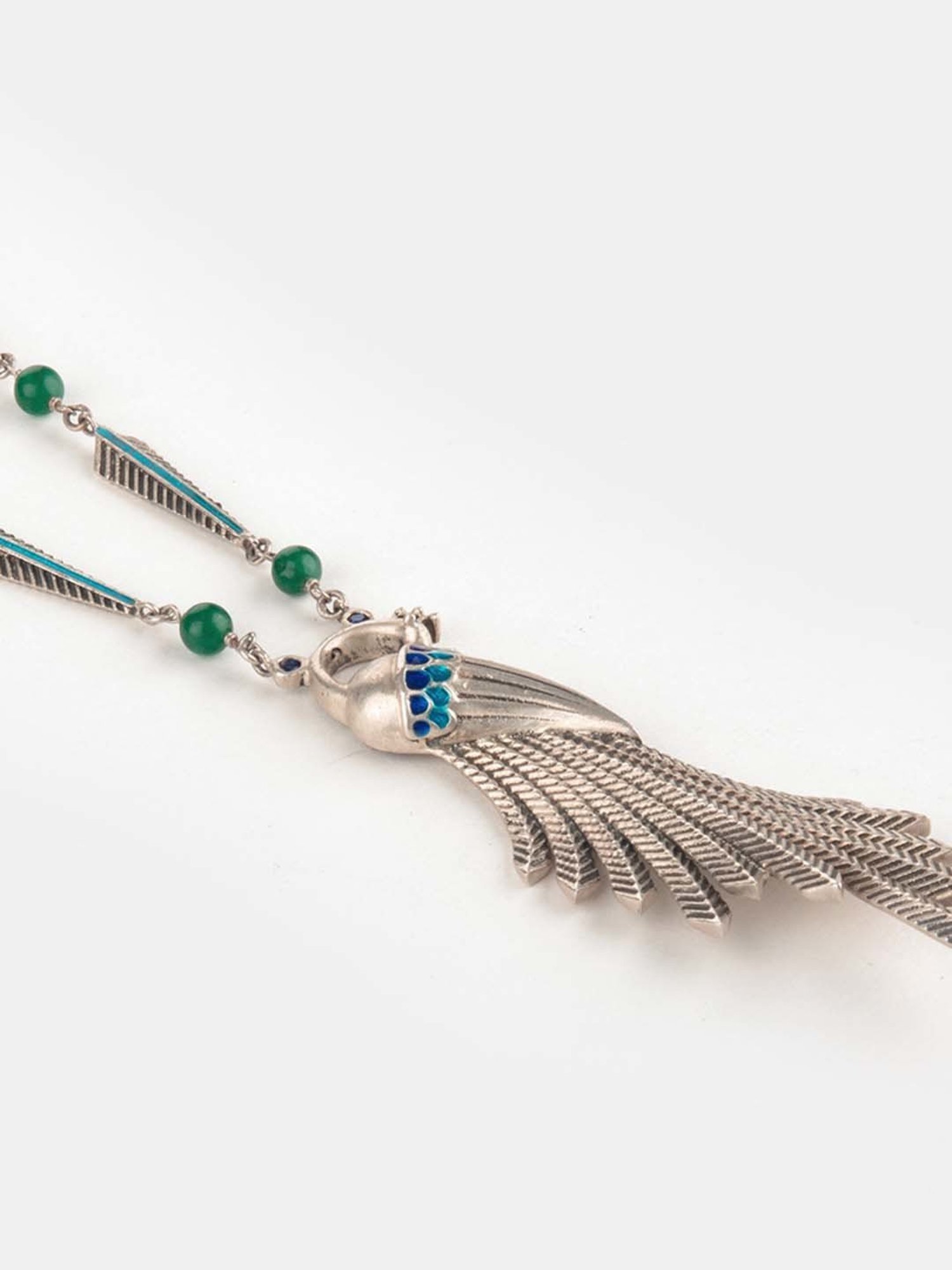 Ornate Jewels 92.5 Sterling Silver Red Ruby Necklace for Women