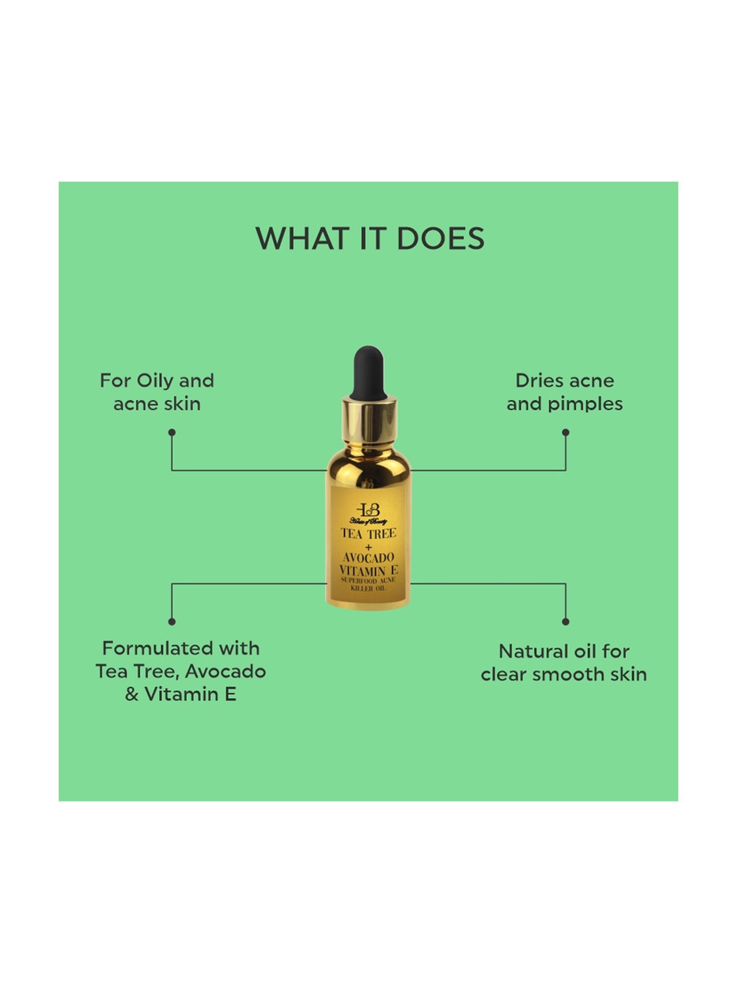 House of Beauty Super Food Acne Killer Oil - 30 ml